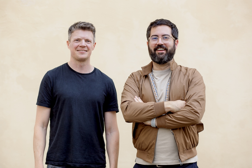 A picture of Paired's founders, Kevin and Diego, standing together