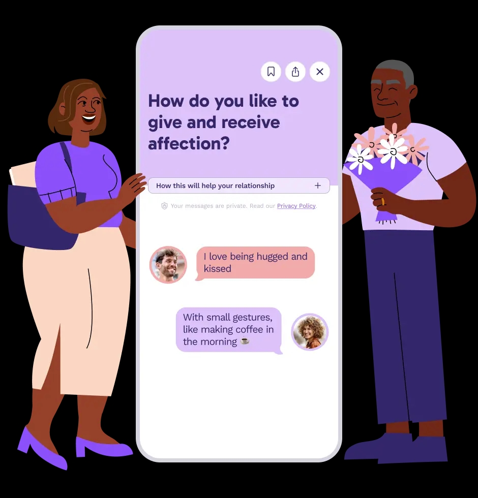 A relationship app for meaningful conversations